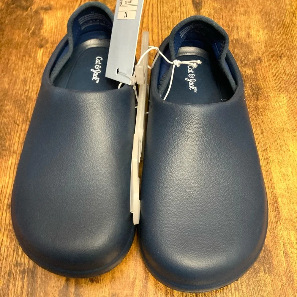 Toddler Rowan Slip-on Clog Shoes - Cat & Jack™ Navy Blue Size 11T new